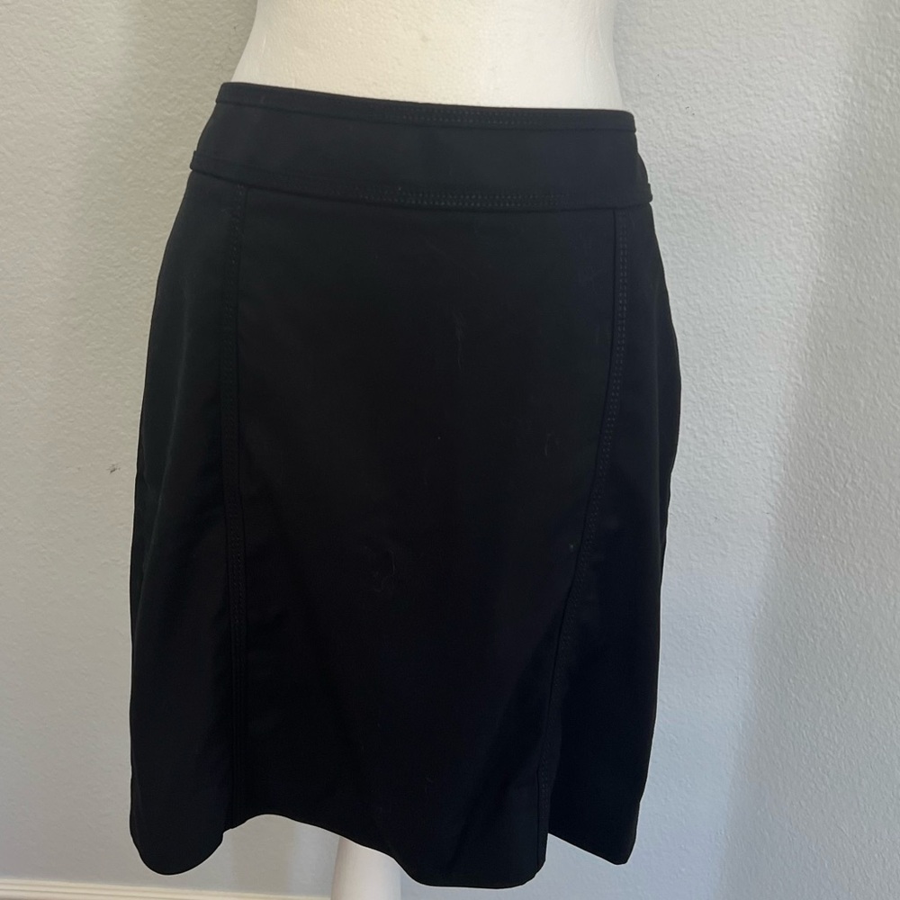 White House Black Market Black Skirt 6